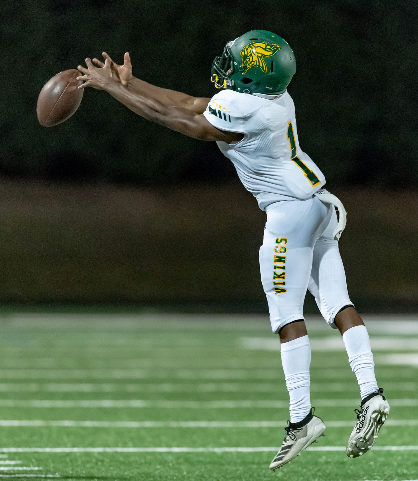 Friday night high school football action